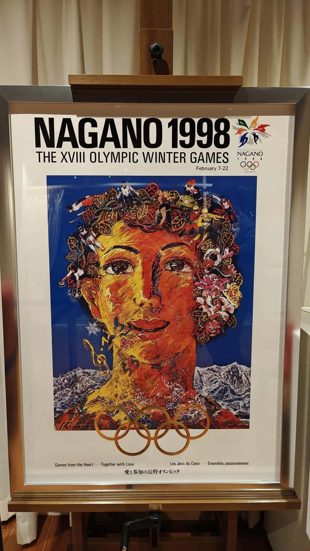 Nagano 1998 Olympic poster art