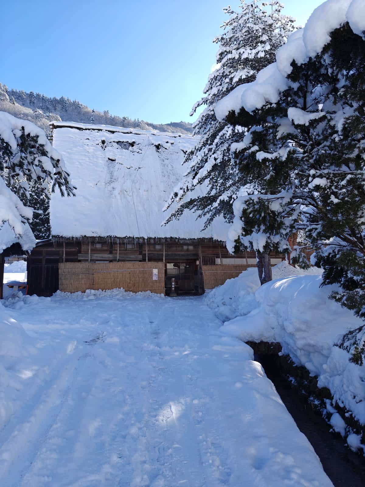 Nagase House deep winter exterior