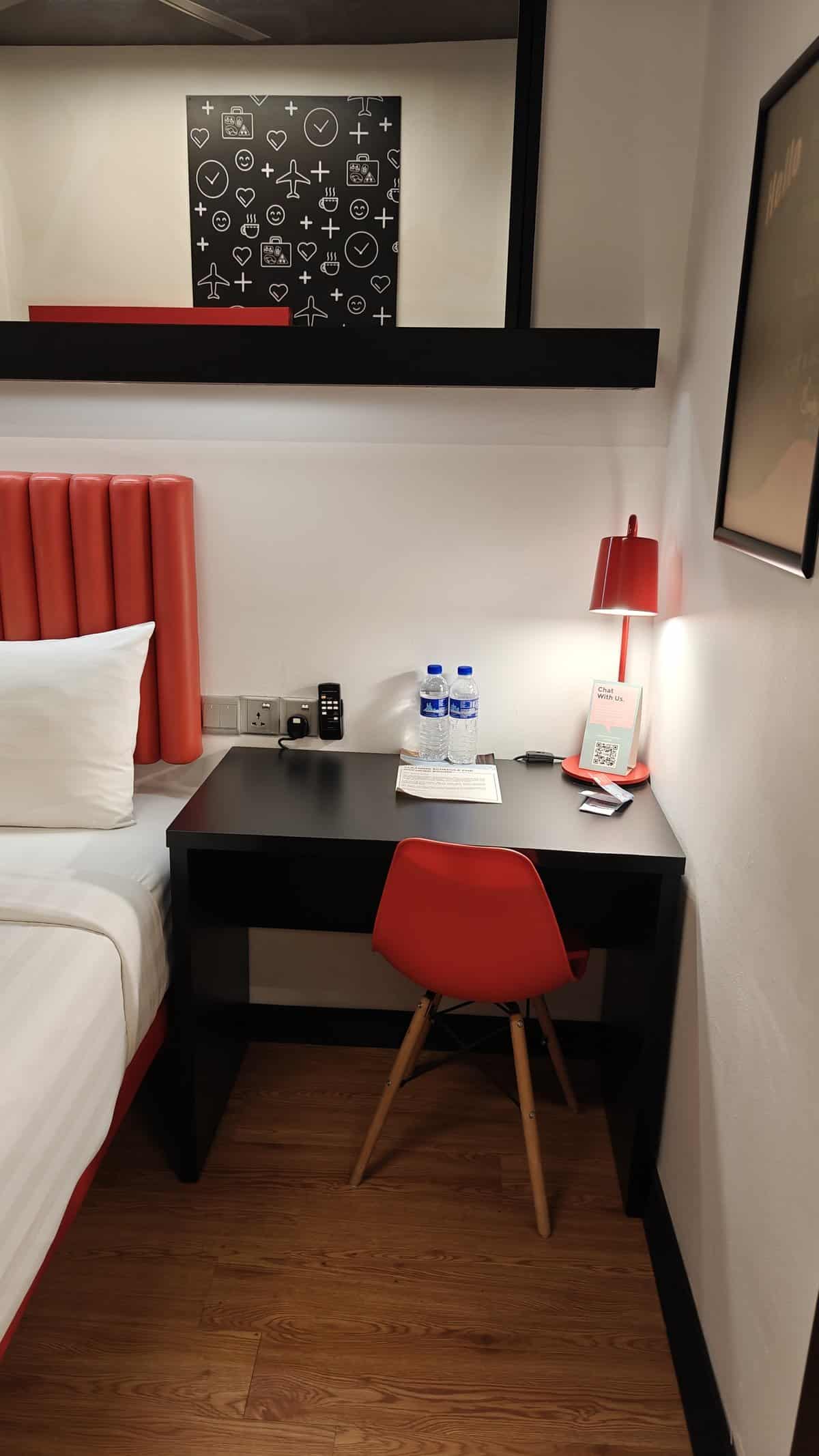 Nightstand safe and headboard