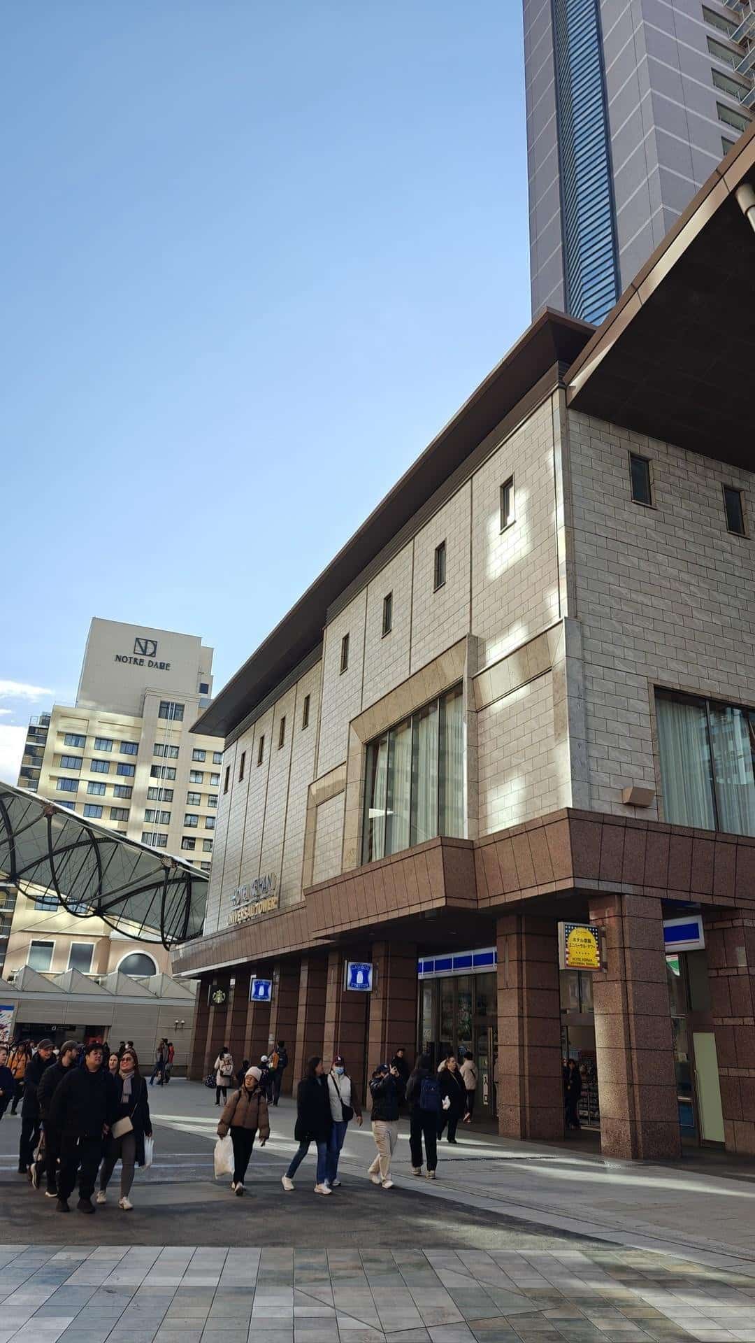 People walking near urban building