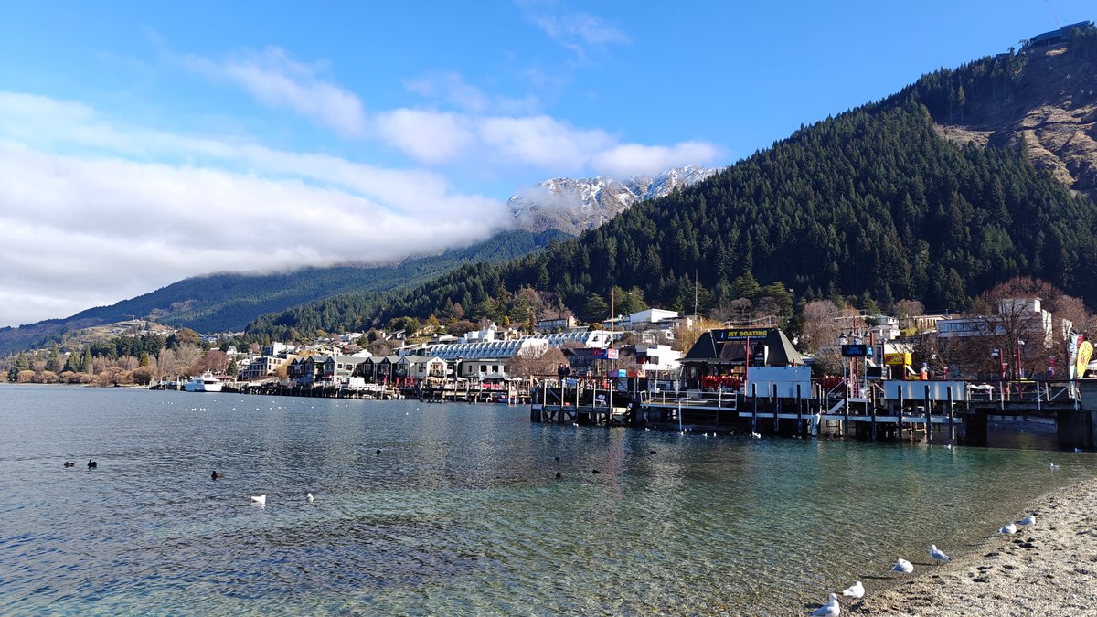 Queenstown Bay sunny panorama