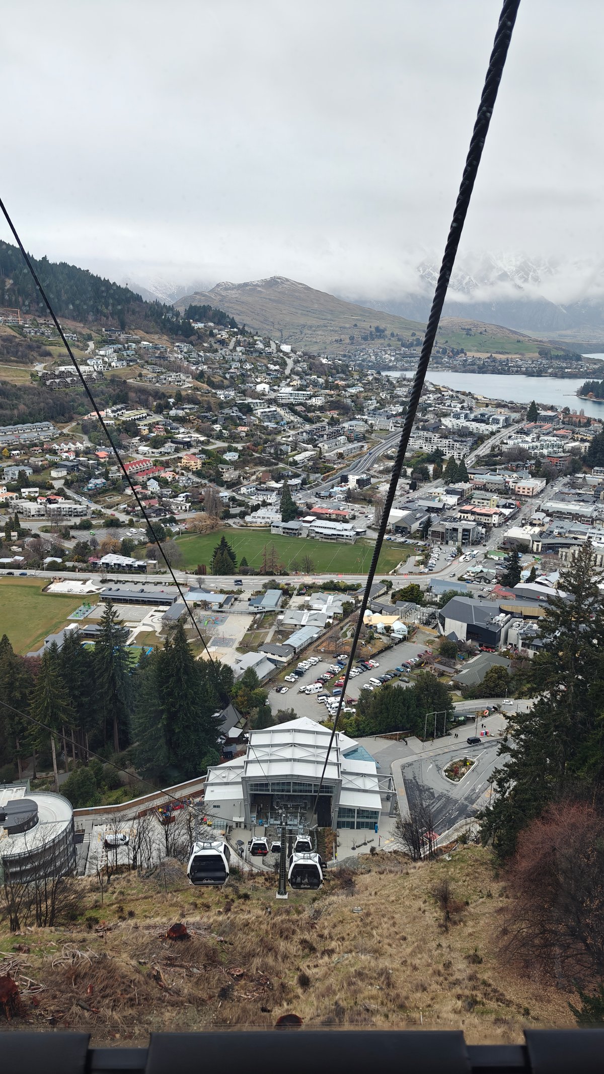 Queenstown vista from gondola