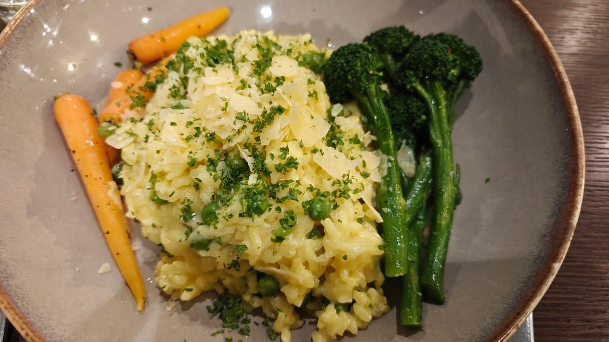 Seasonal risotto Garden Court