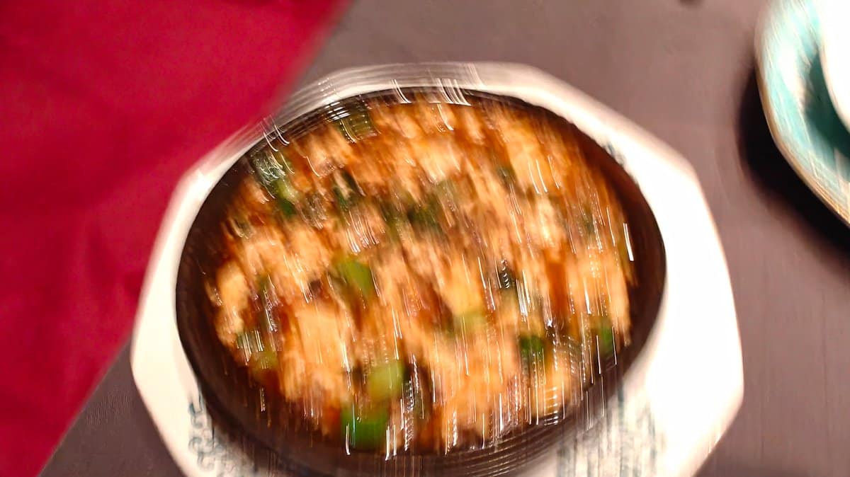 Sizzling mapo tofu clay pot