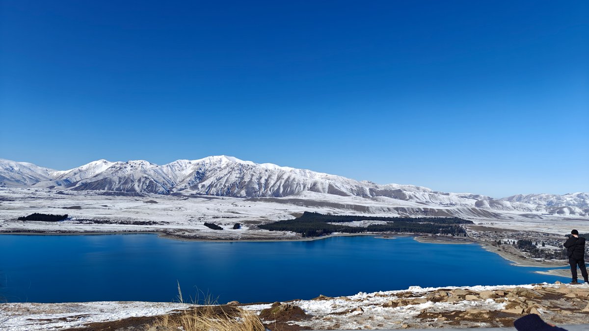 Snow ranges over Lake Tekapo