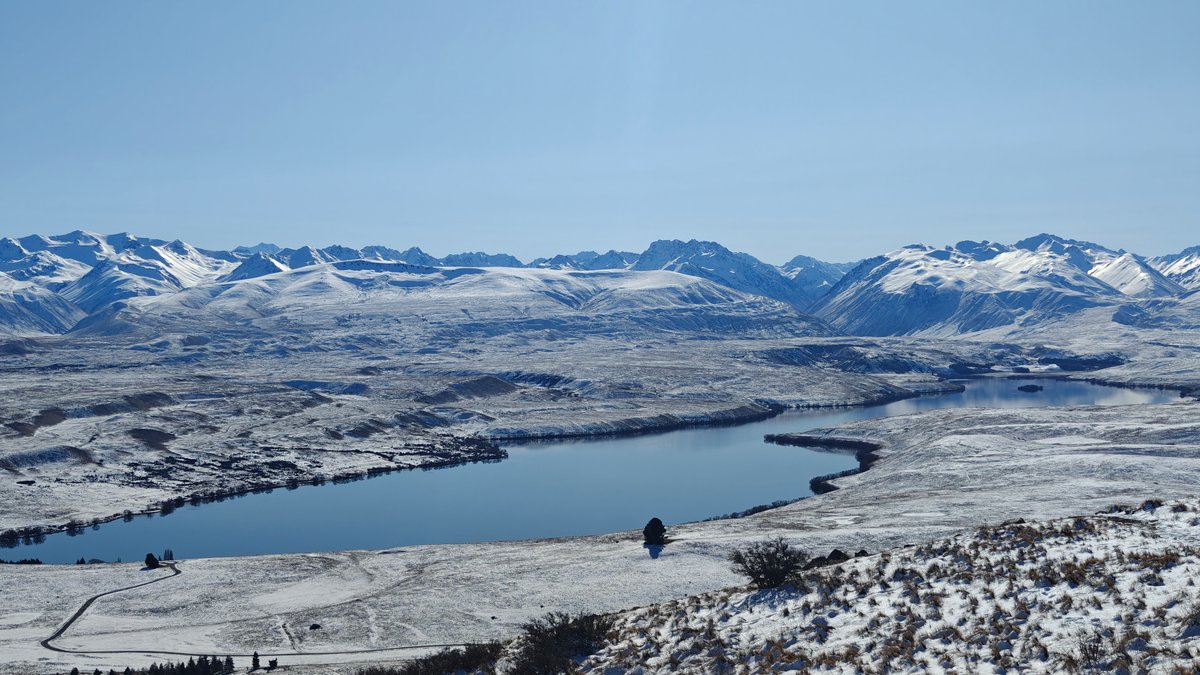 Southern Alps snow panorama