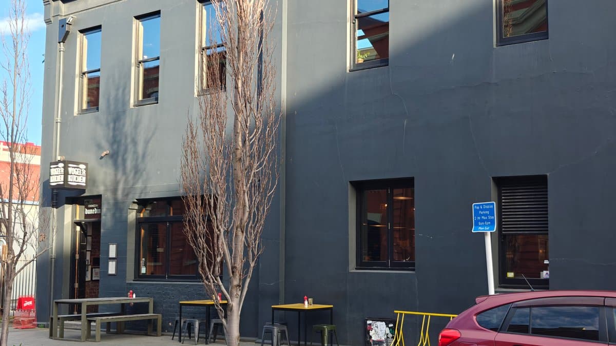 Street view of Vogel St Kitchen, a cafe
