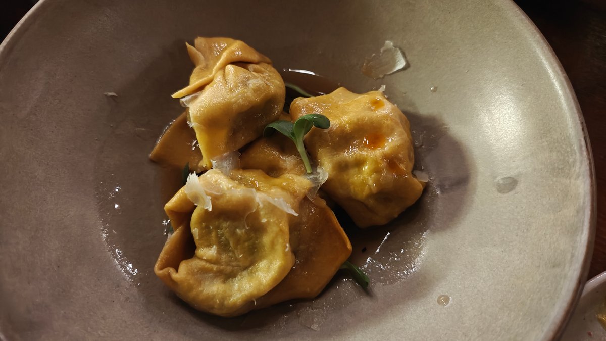 Stuffed pasta at Francesca