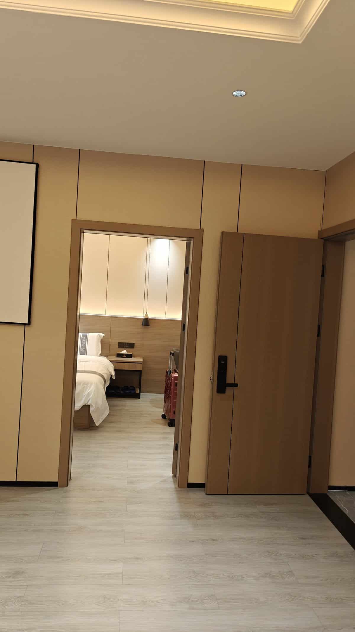 Suite doorway entry hallway