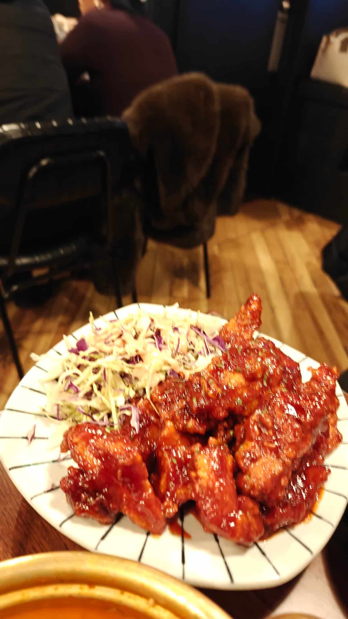 Sweet spicy fried chicken