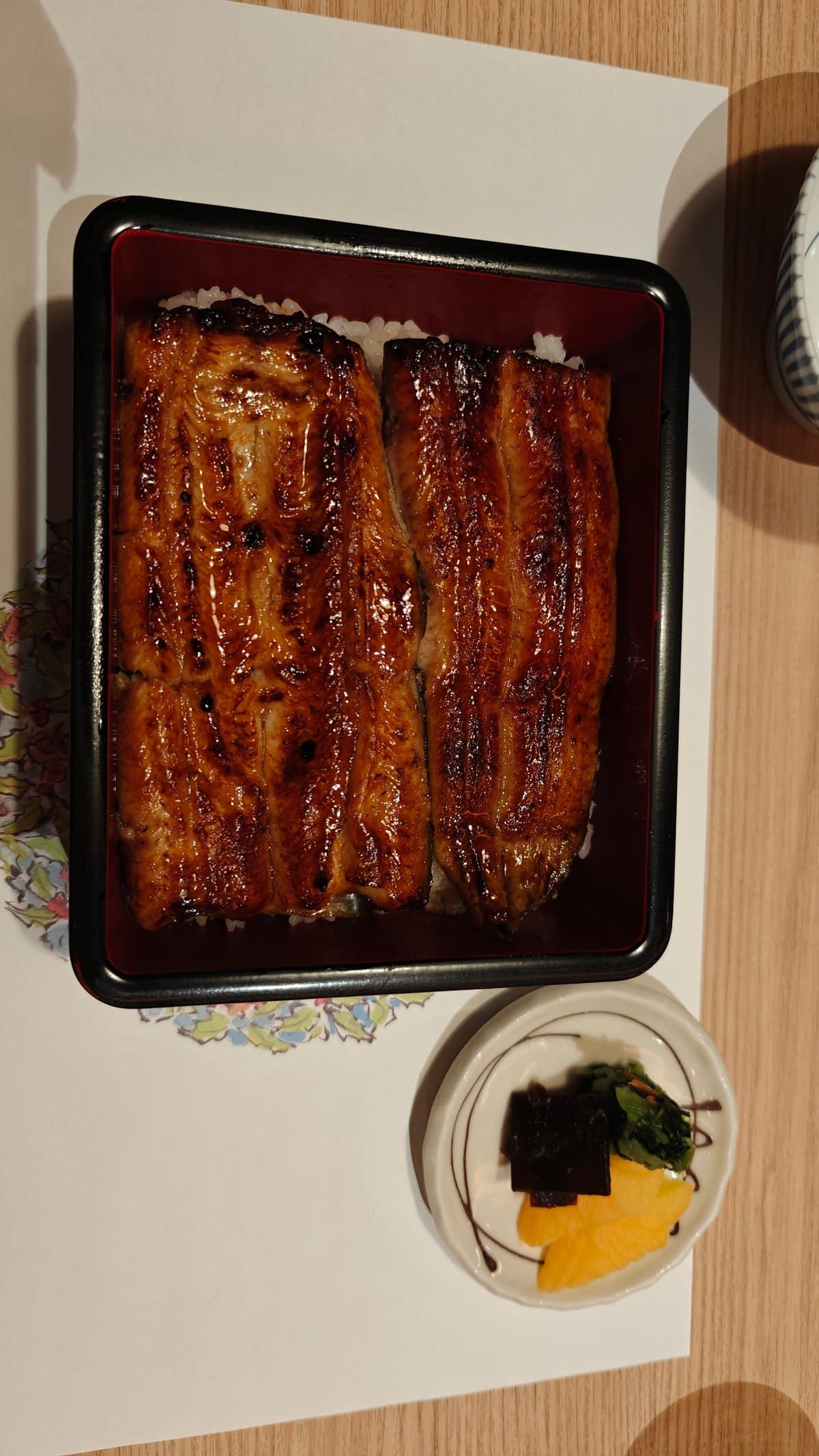Unaju grilled eel over rice