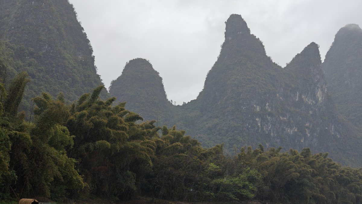 Xingping peaks with bamboo forest