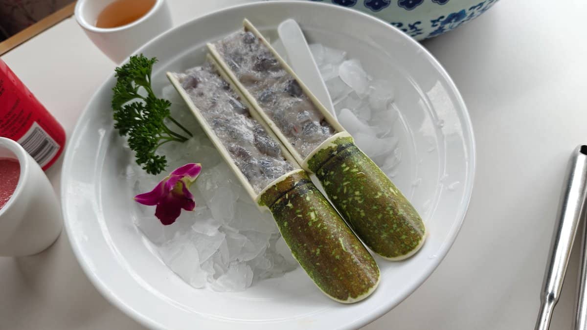 Bamboo herb paste tubes
