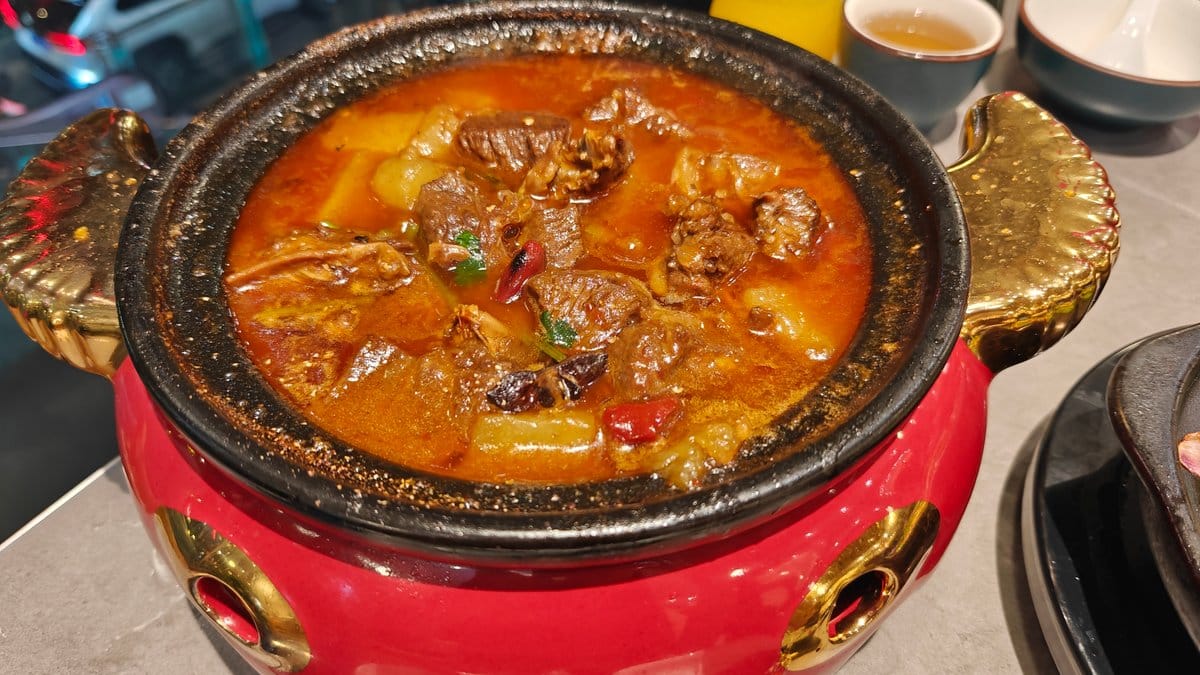 Braised beef potato casserole