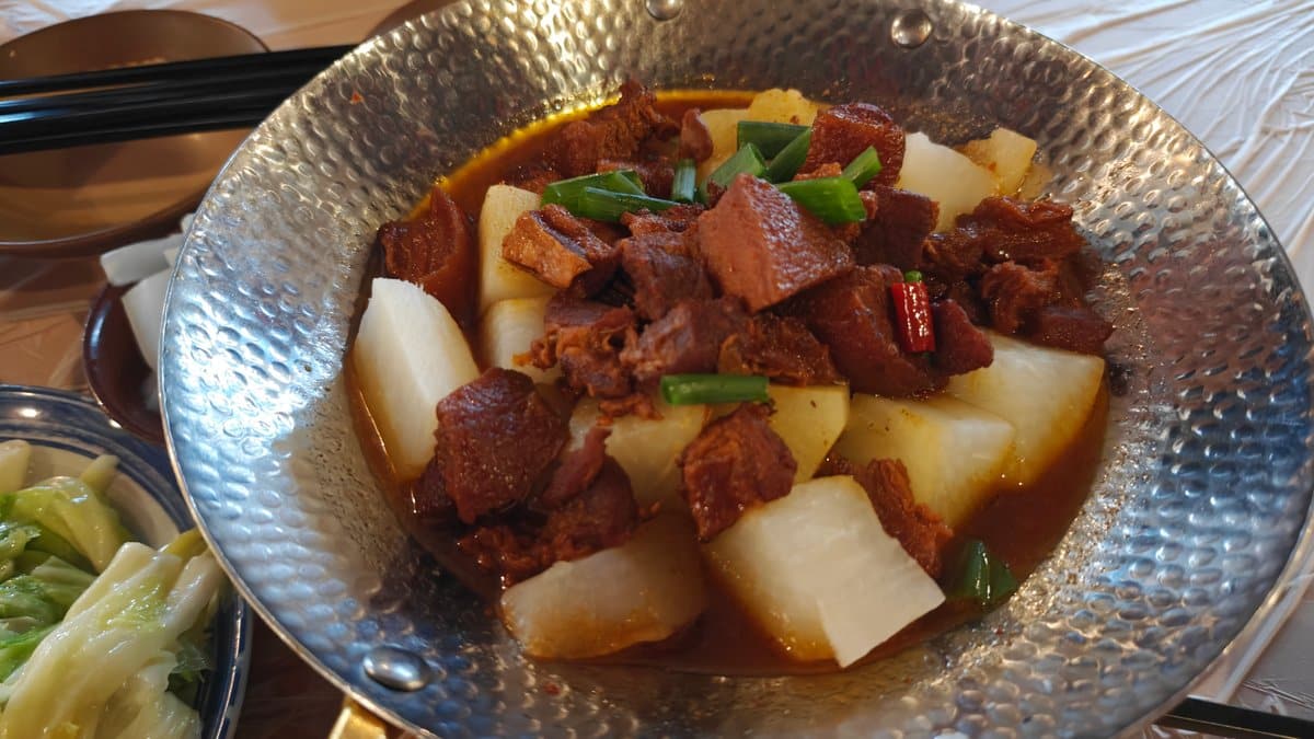 Braised pork with radish