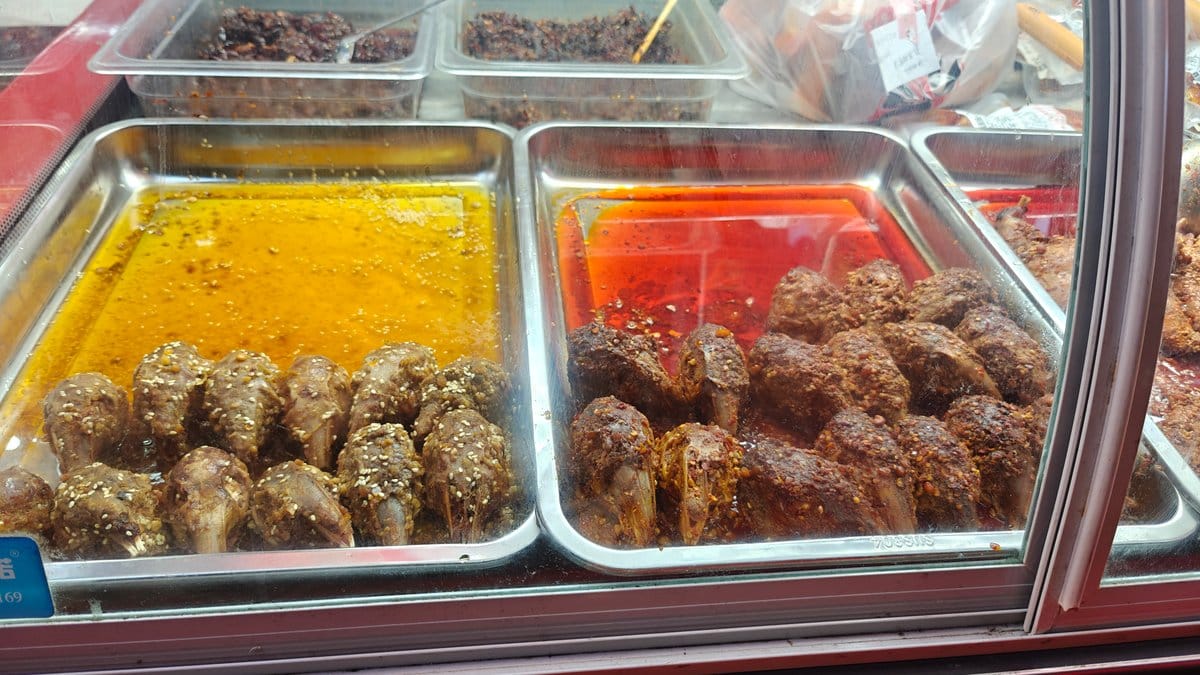 Braised rabbit-head snacks