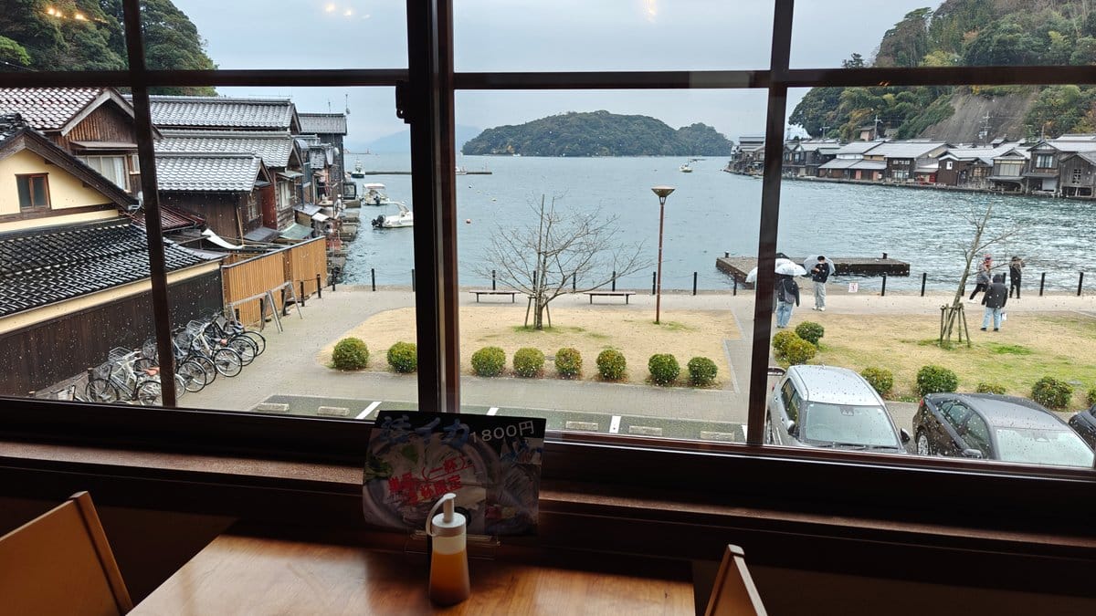 Funaya Shokudo bay window view