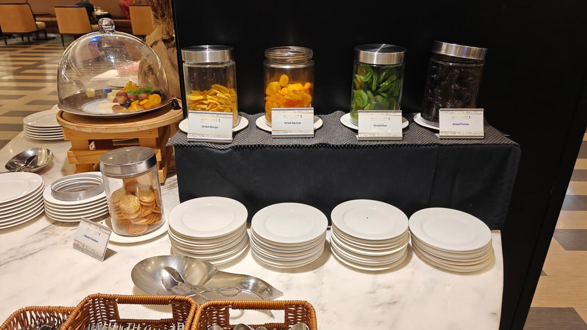 Glass jars labeled