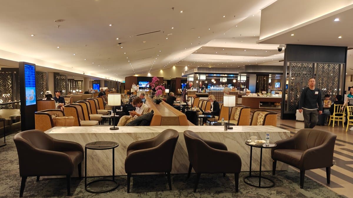 Golden Lounge armchair seating area