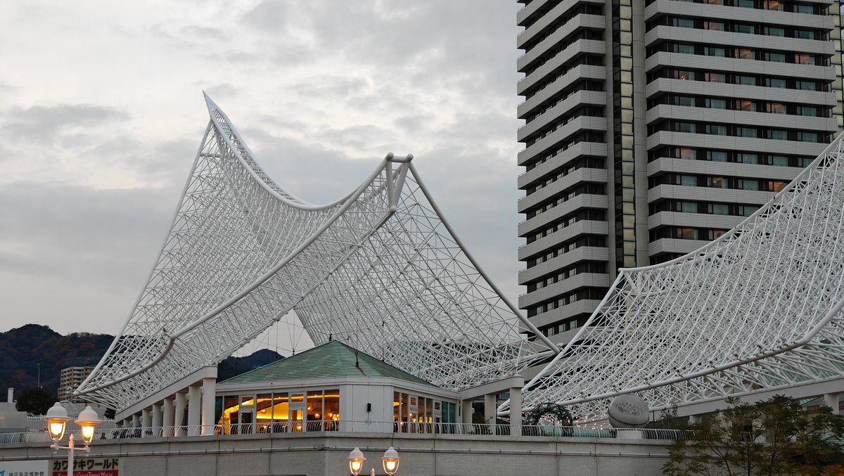 Kobe Maritime Museum sail roof