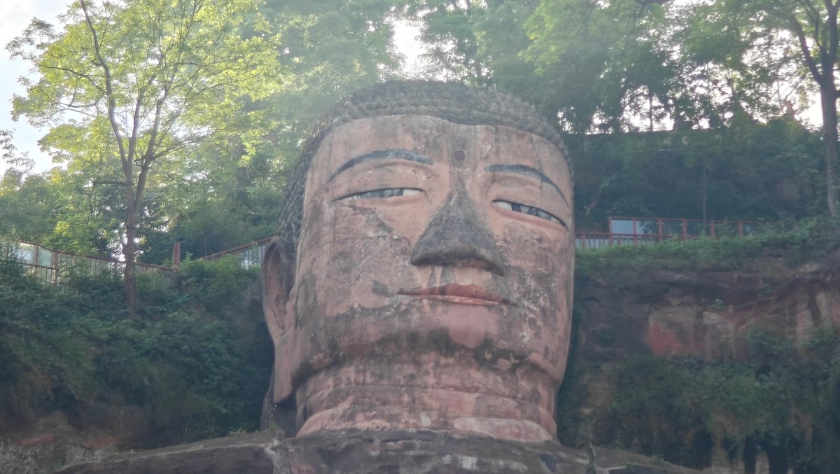 Leshan Giant Buddha serene face