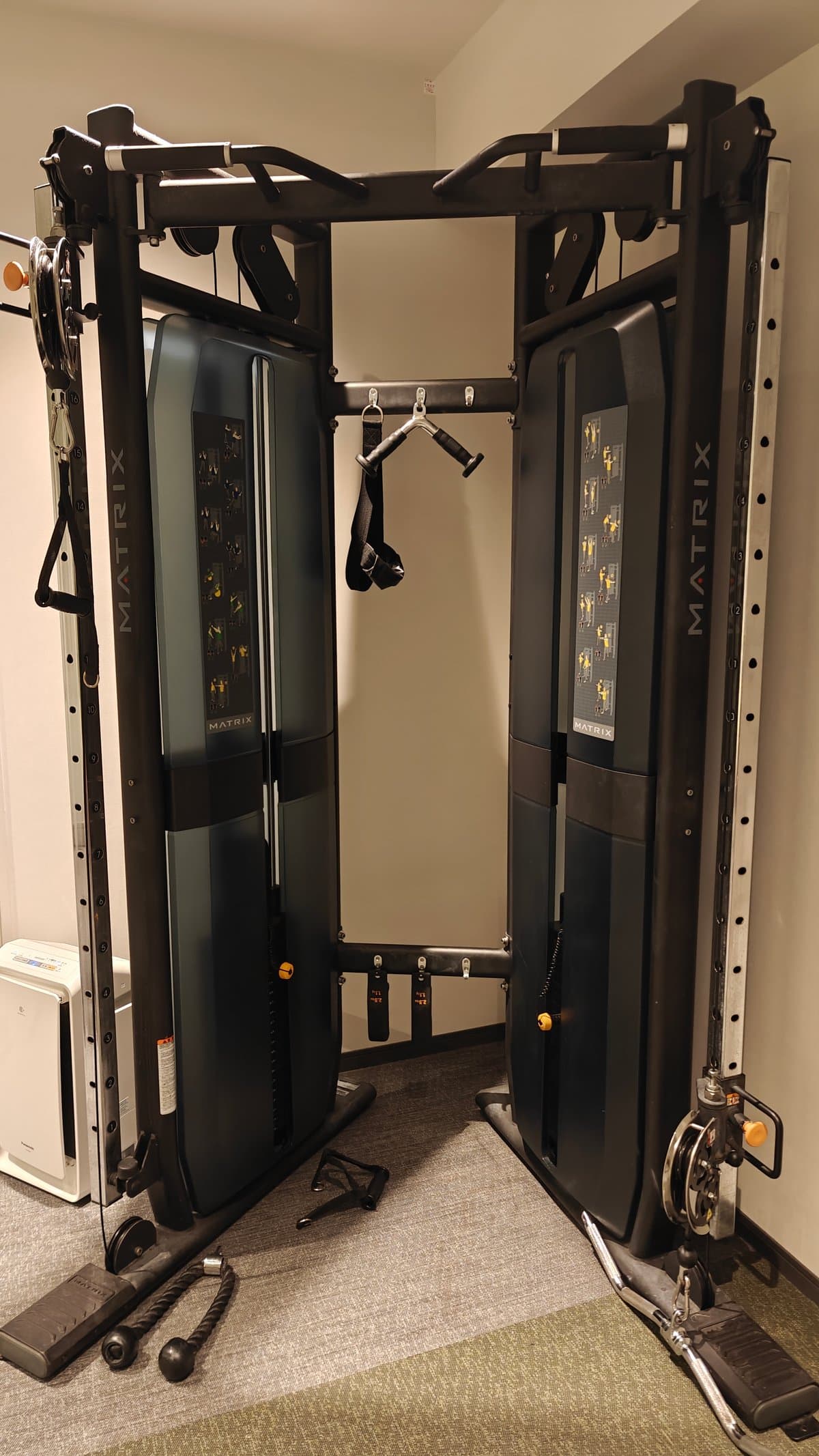 Matrix brand functional trainer machine with cables and