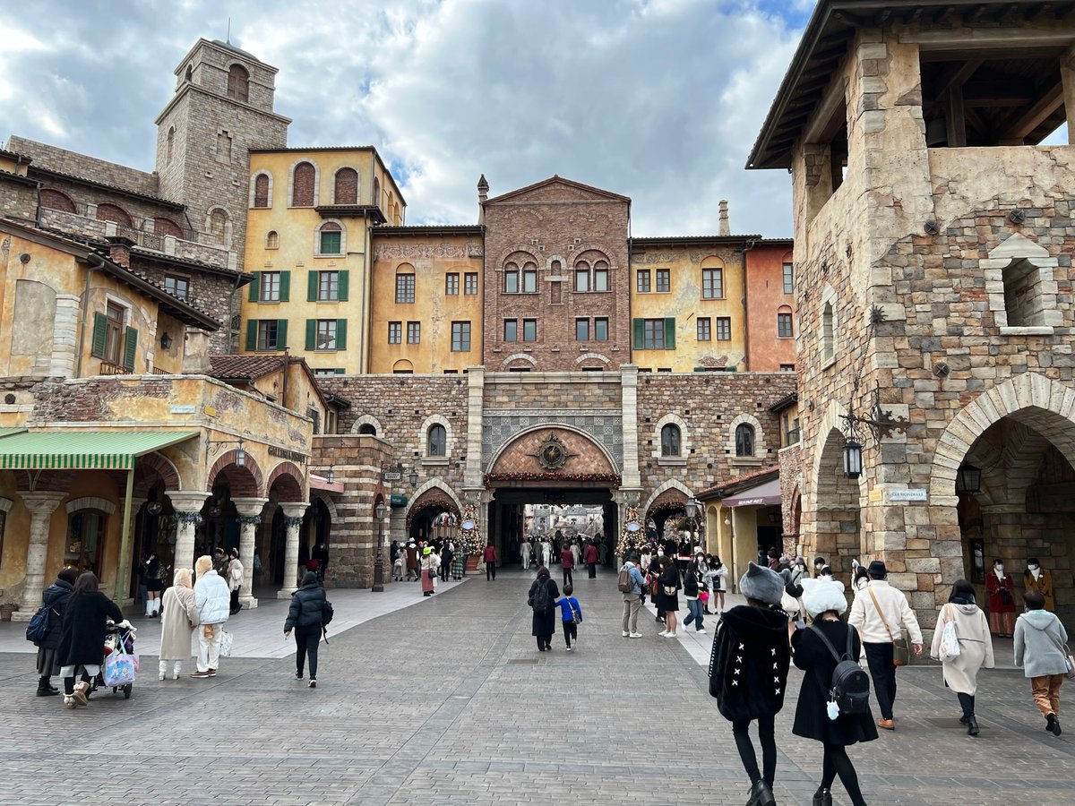 Mediterranean Harbor Venetian buildings
