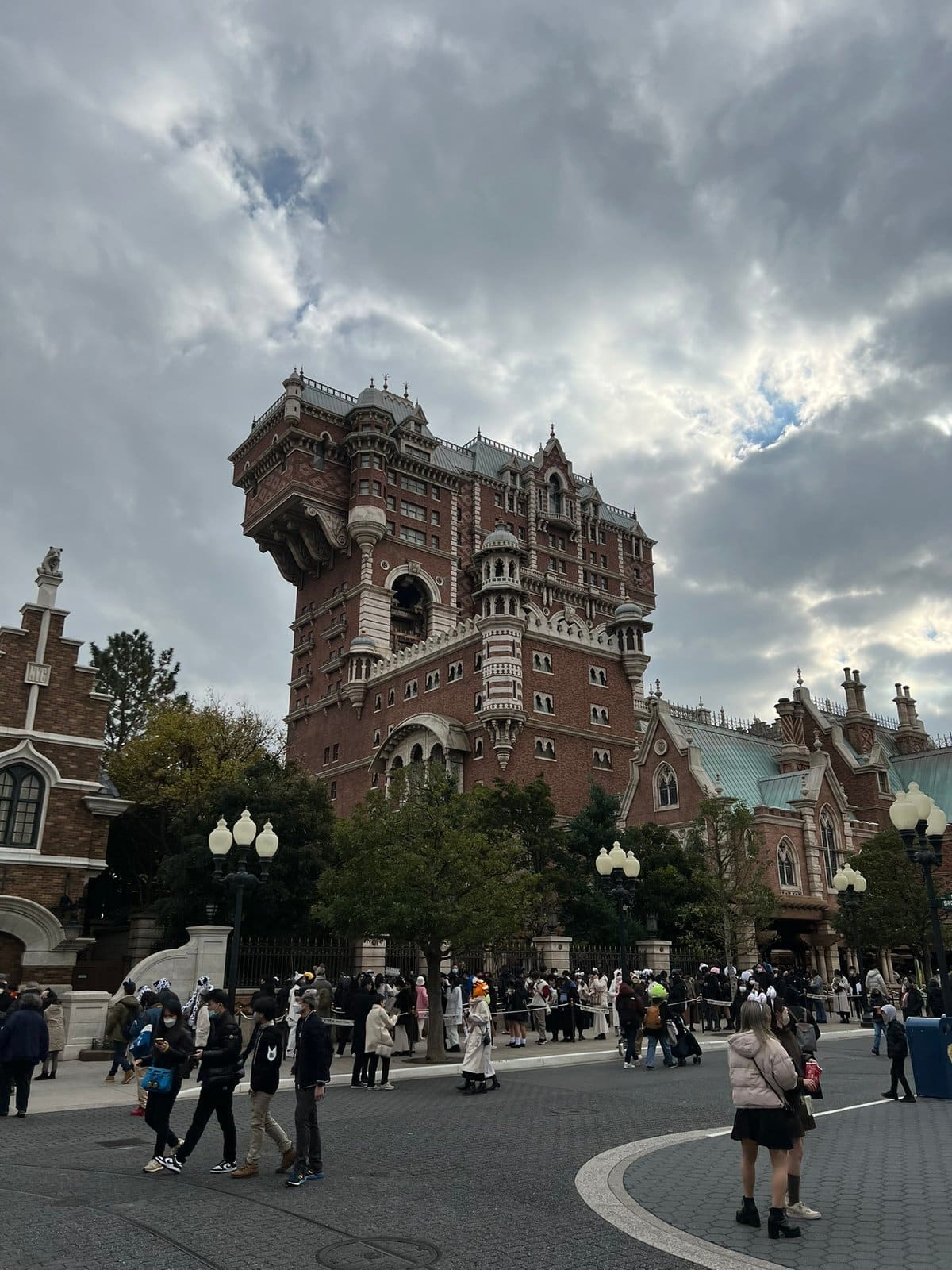 Tower of Terror brick tower