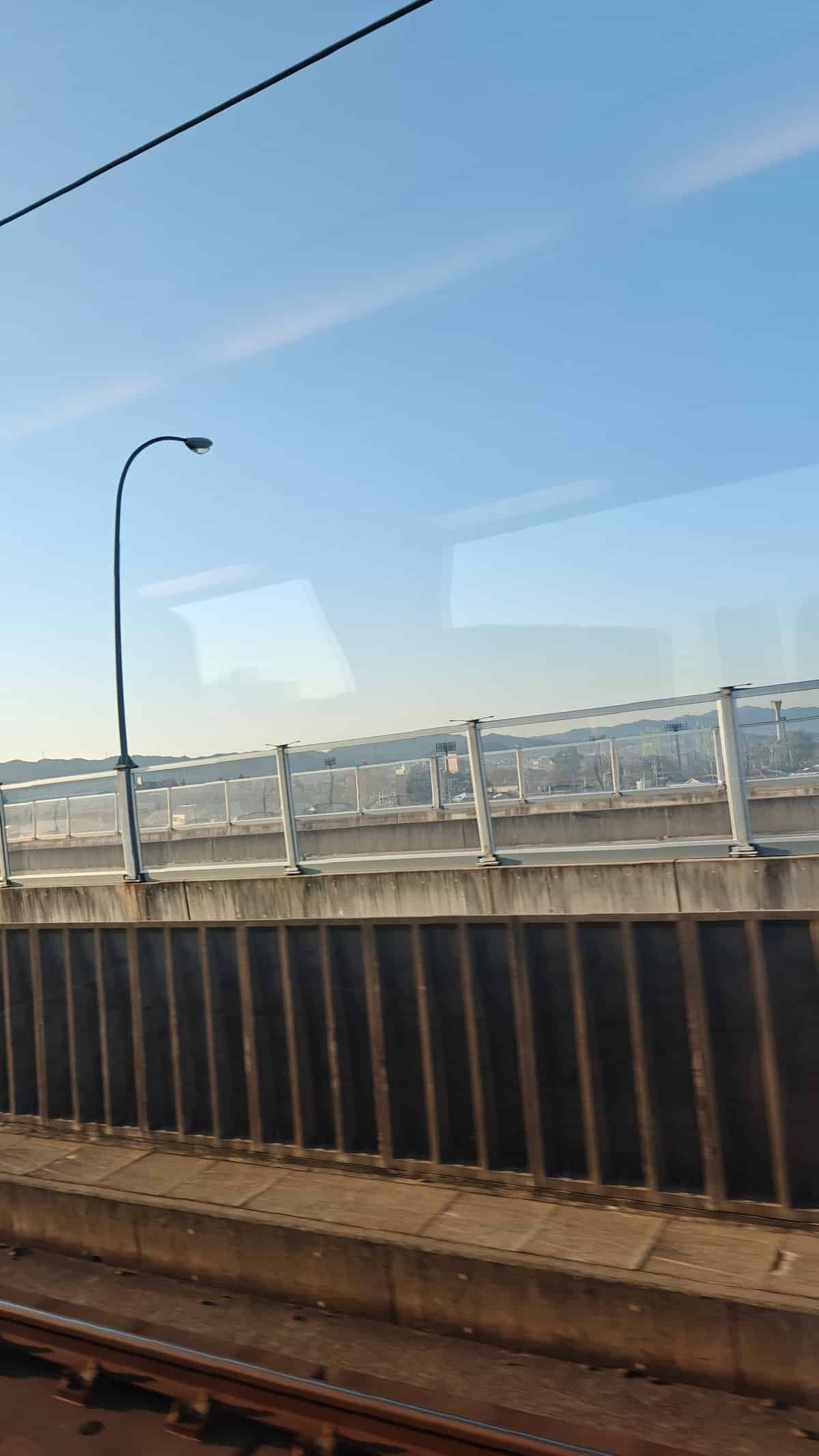 Window view elevated highway