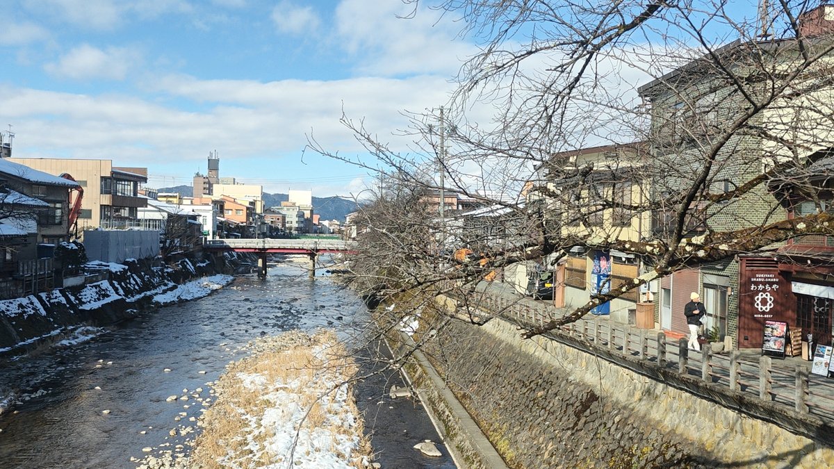Winter Miyagawa River view