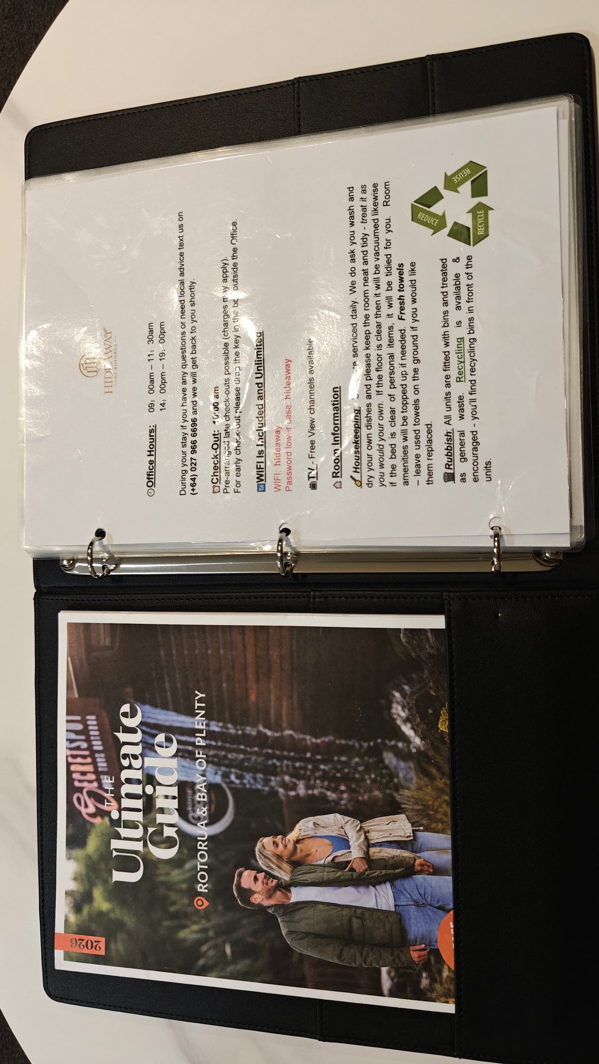 A framed notice on the wall with a