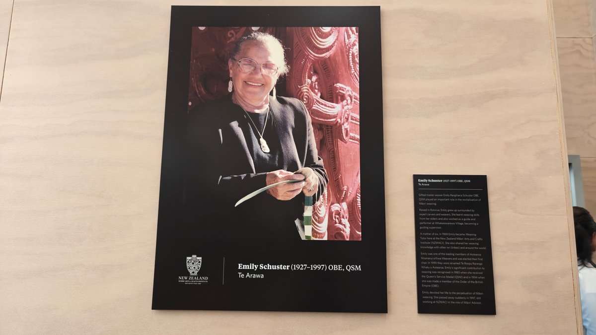 A framed portrait of Emily Schuster with her