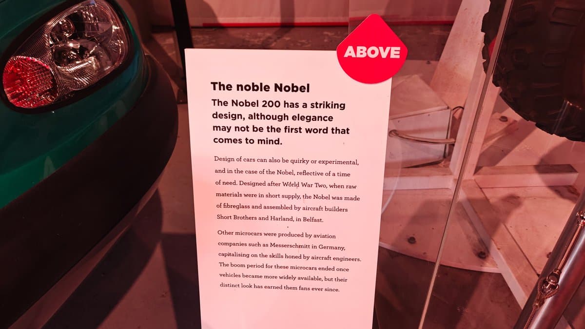 A panel headed The noble Nobel about the
