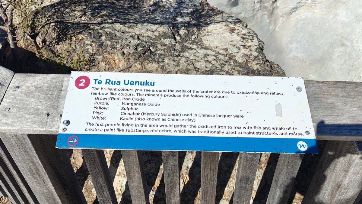 A Te Rua Uenuku panel explaining that the
