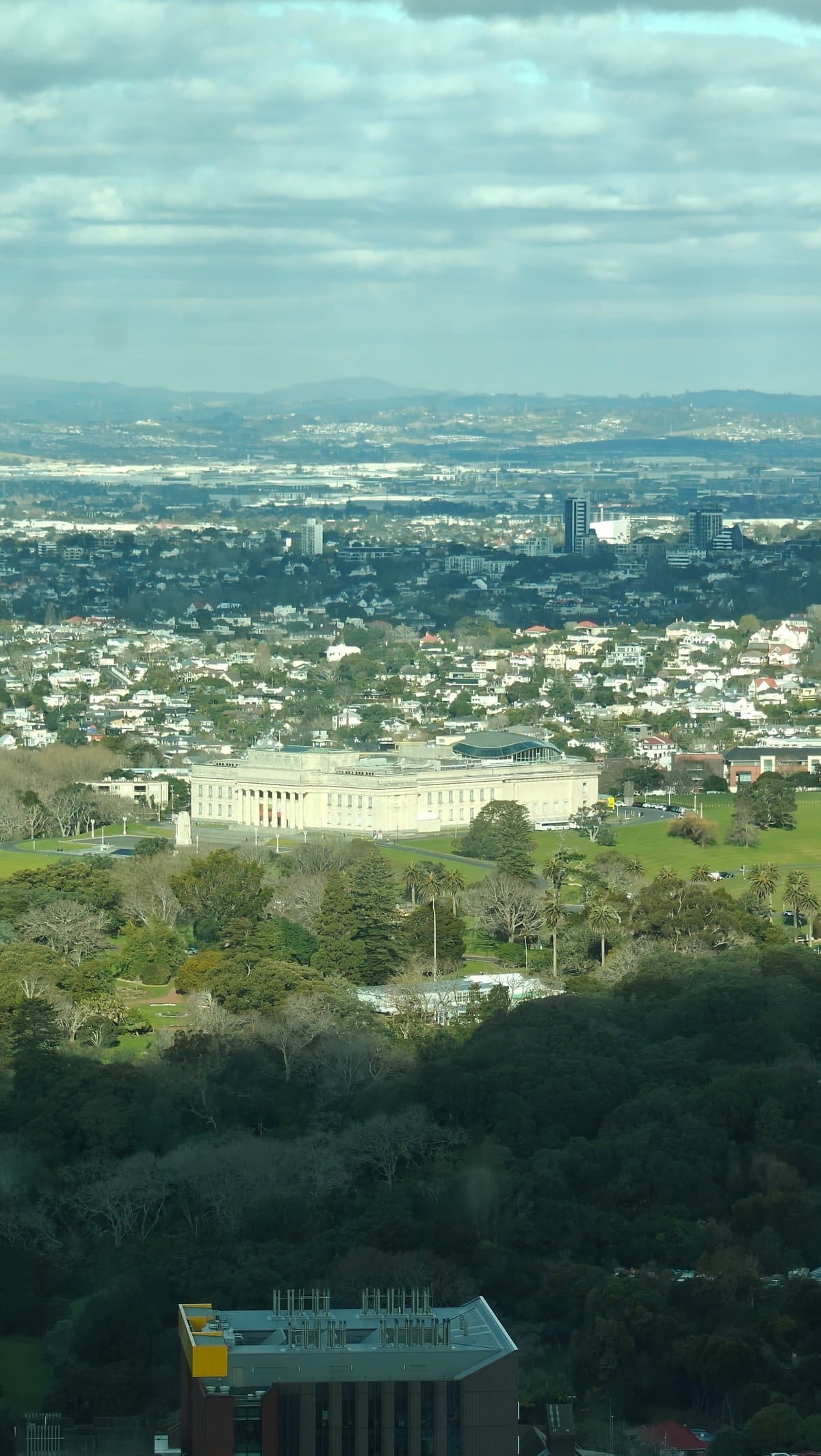 Albert Park and university trees
