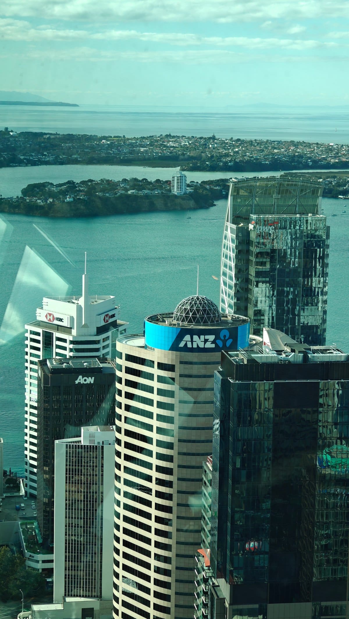 ANZ tower CBD and harbour