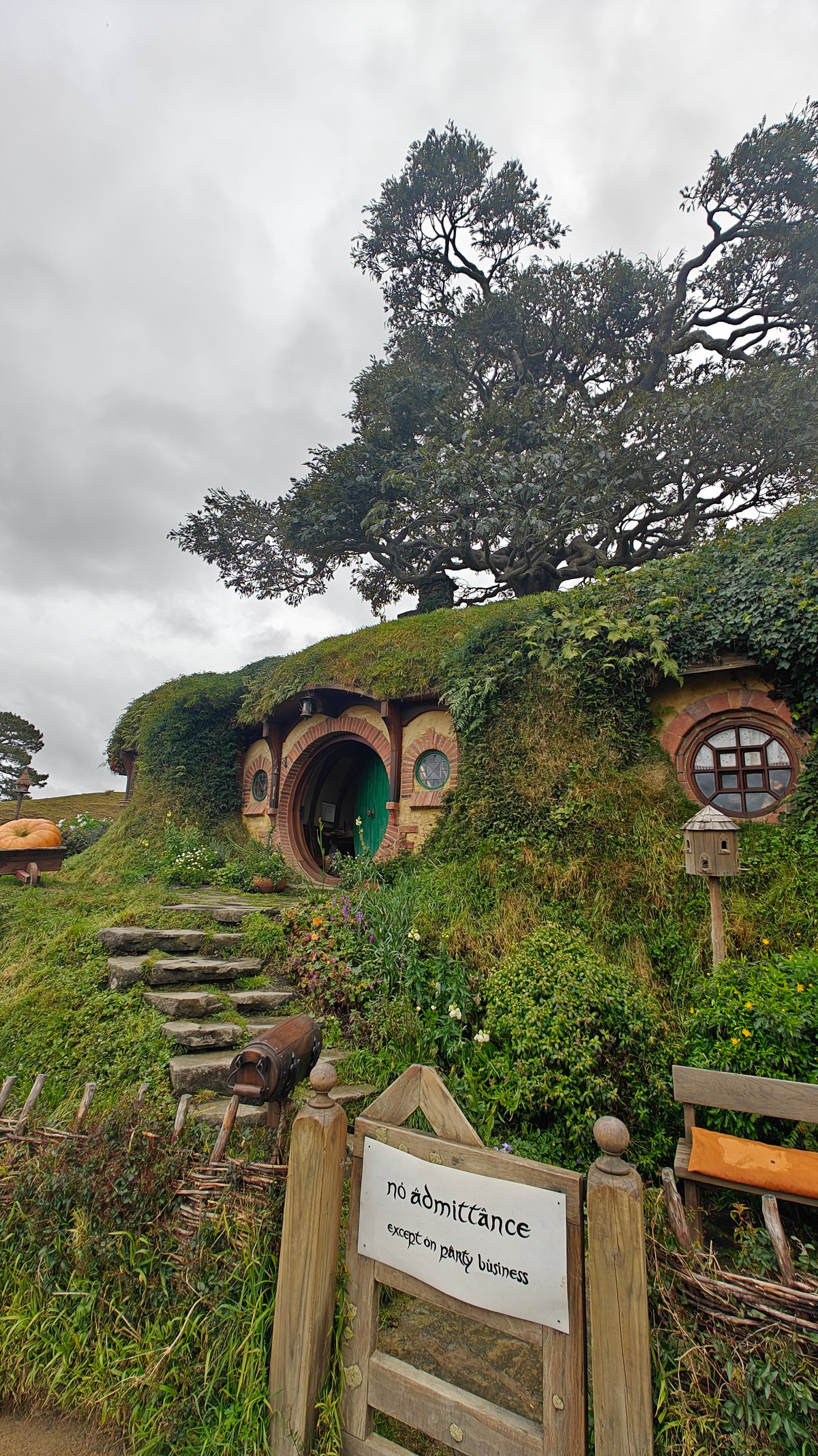 Bag End's famous No Admittance gate