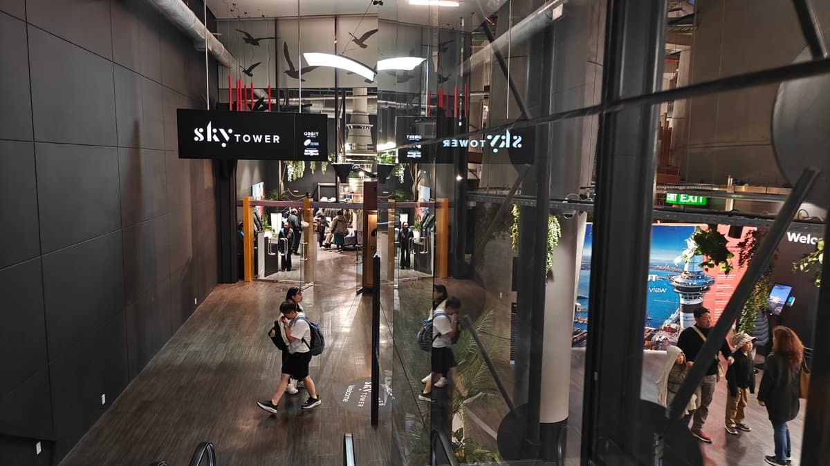Concourse leading to Sky Tower