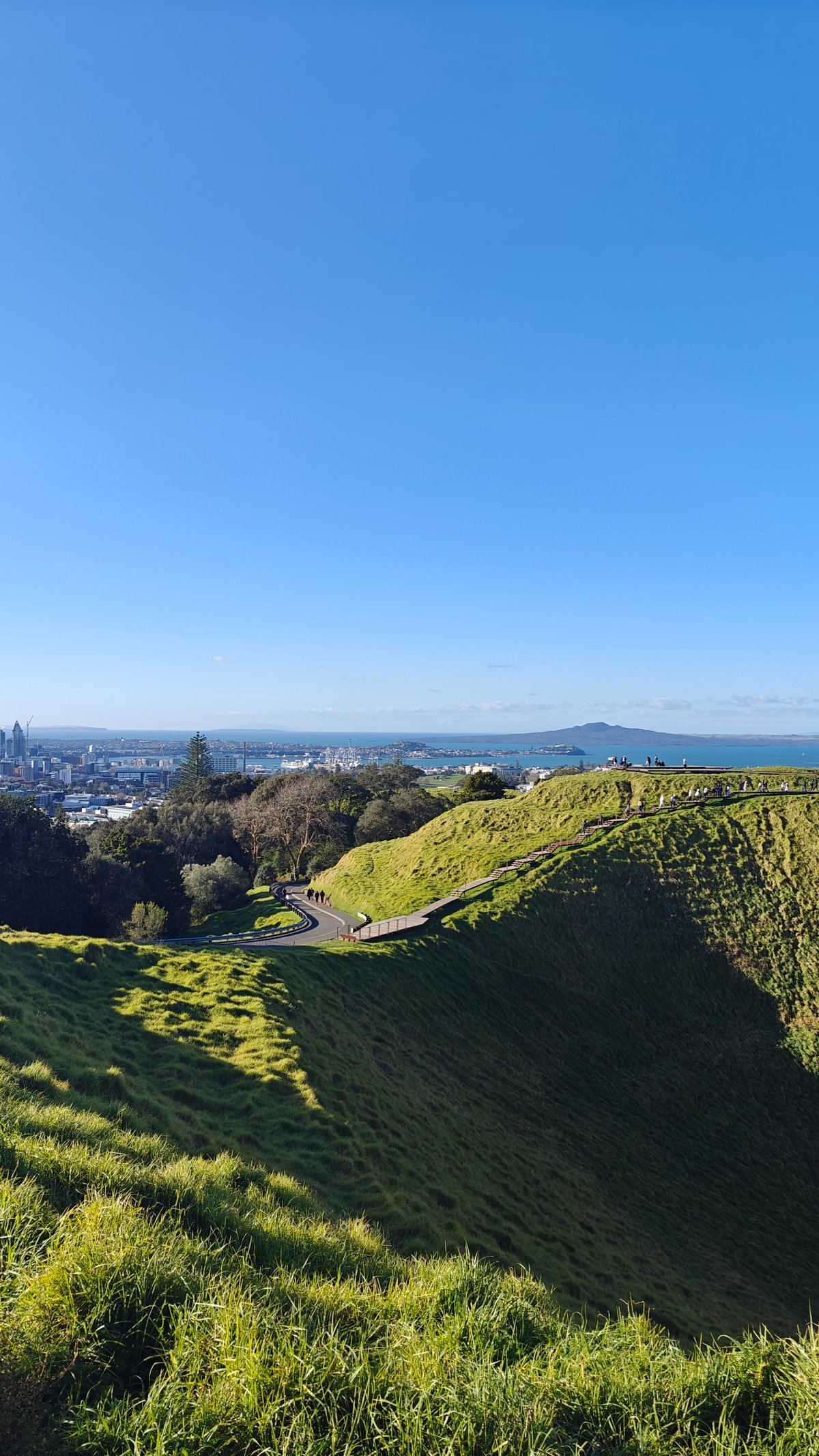 Crater looking toward Rangitoto