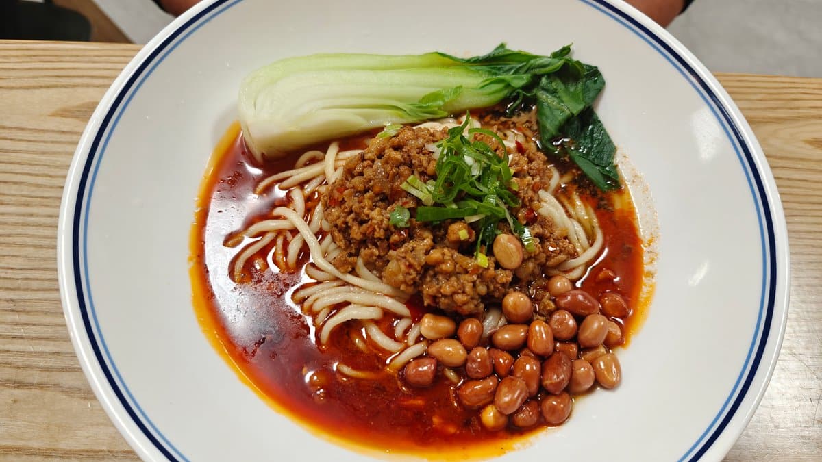 Dandan noodles with minced pork
