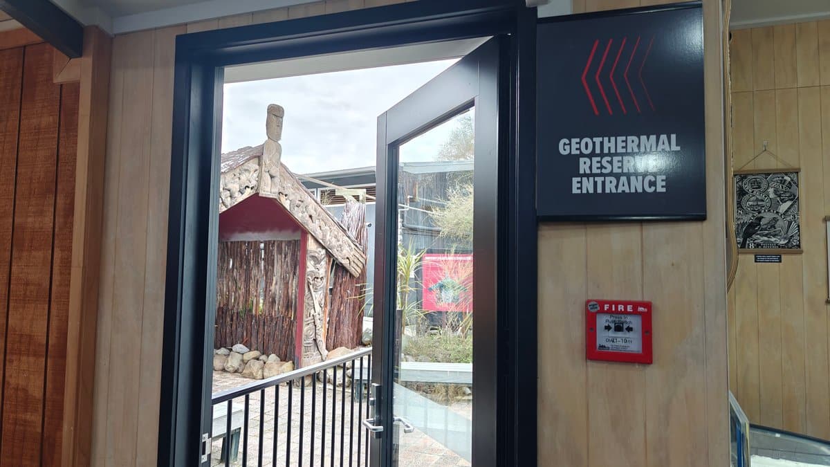 Geothermal reserve walk entrance
