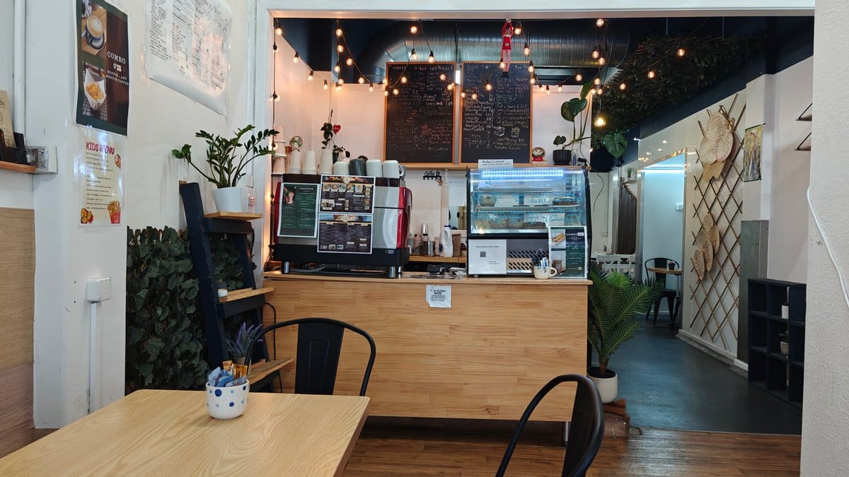 Interior looking toward the counter
