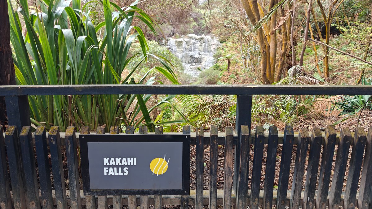 Kakahi Falls name plate