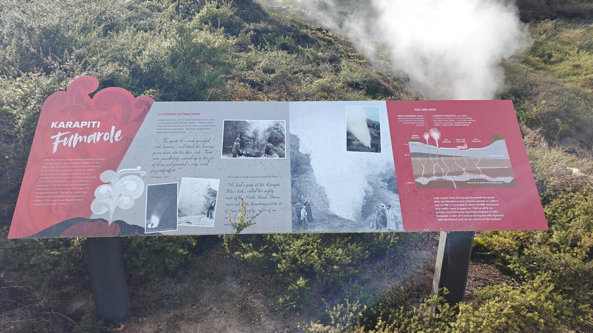 Karapiti Fumarole historic photographs