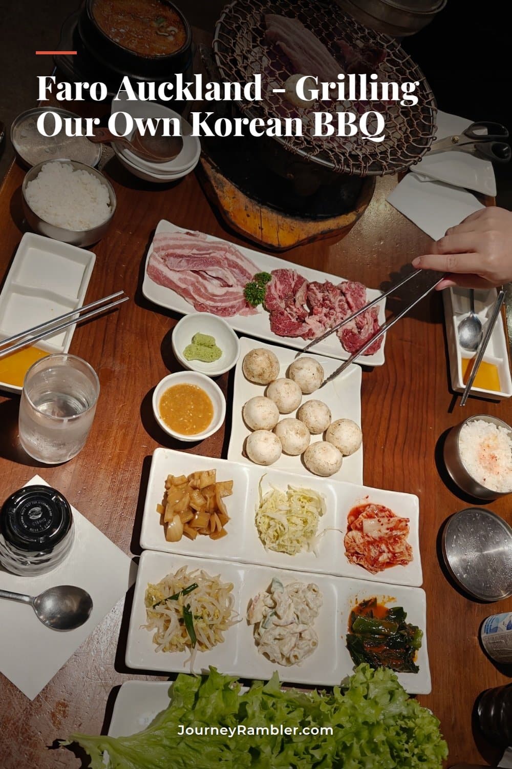 Korean BBQ at Faro Auckland - We Grilled Our Own Dinner