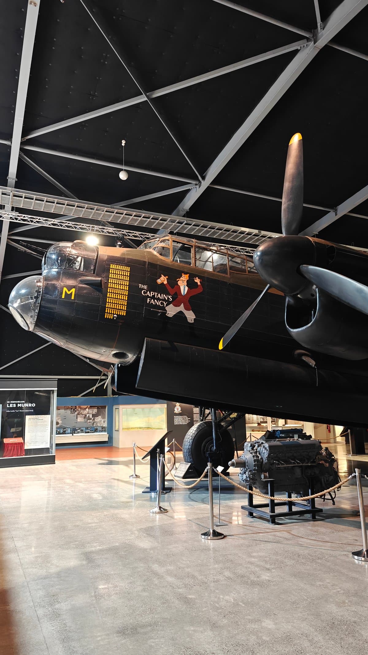 Lancaster nose art and turret