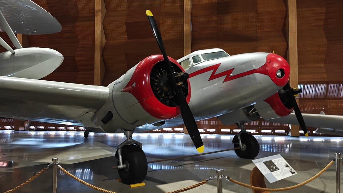 Lockheed Electra with radial engine