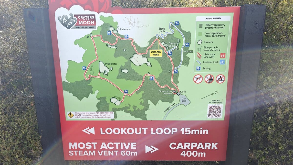 Lookout loop fifteen-minute steam walk