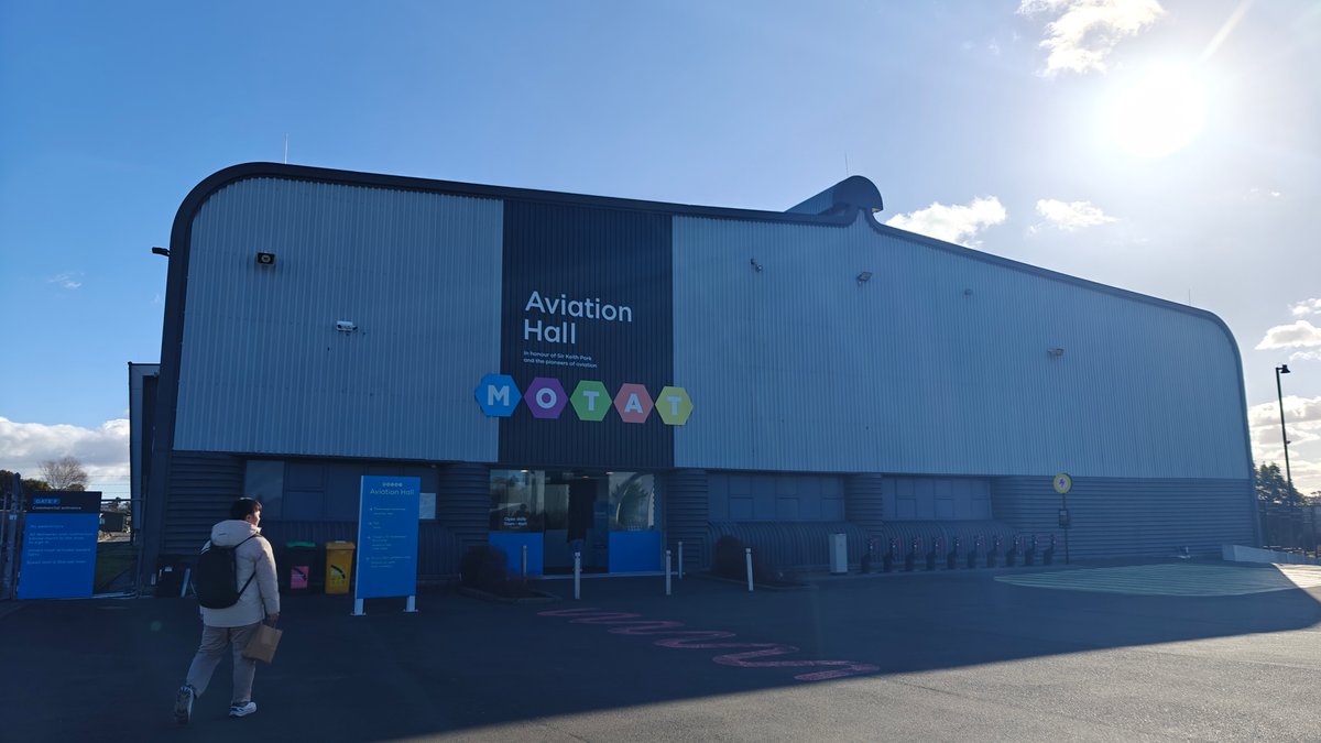 MOTAT Aviation Hall frontage