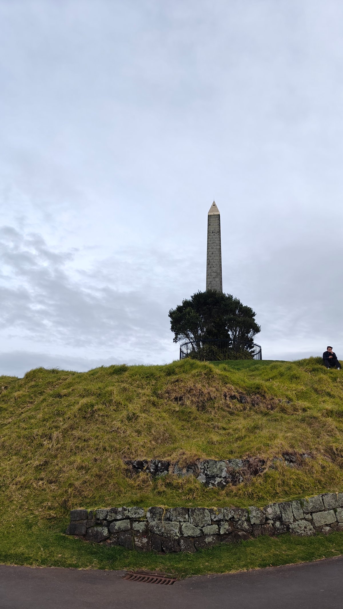 Obelisk standing on the summit